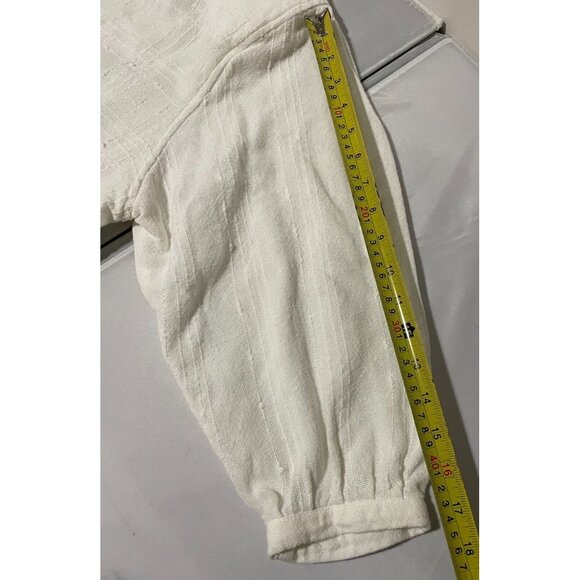 The Blouse Women's in Organic Cotton Will Soon Be a Staple in Your Wardrobe Sz M - Picture 13 of 15